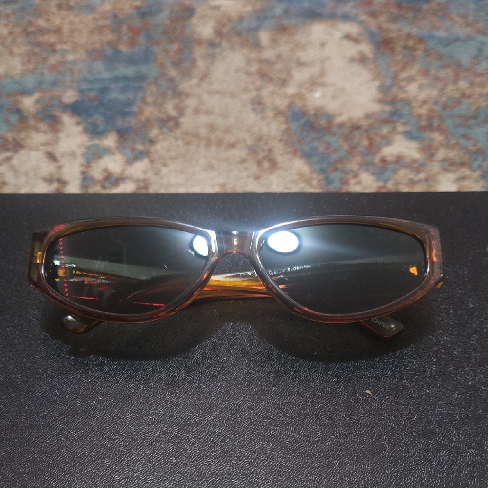 Brown Tortoise Oval Sunglasses